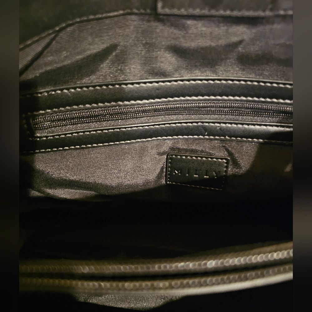 MILLY Tweed‎ Logan Tote Handbag - Picture 8 of 9